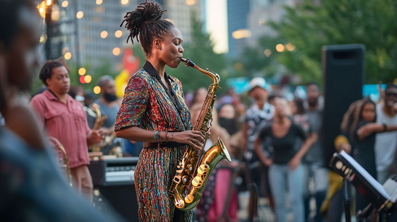 L’improvisation, essence du jazz : une interaction libre entre son et espace.